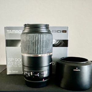 Tamron SP 90mm
F/2.8 Di MACRO1:1 VC USD (for Canon)